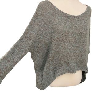 Jella Couture oversized hi low sweater